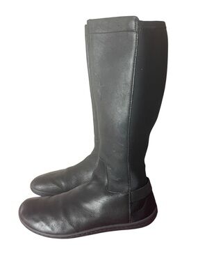 Vivo Barefoot Women's Tall Black Leather Boots